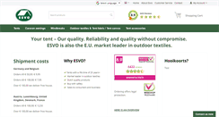 Desktop Screenshot of esvocampingshop.com